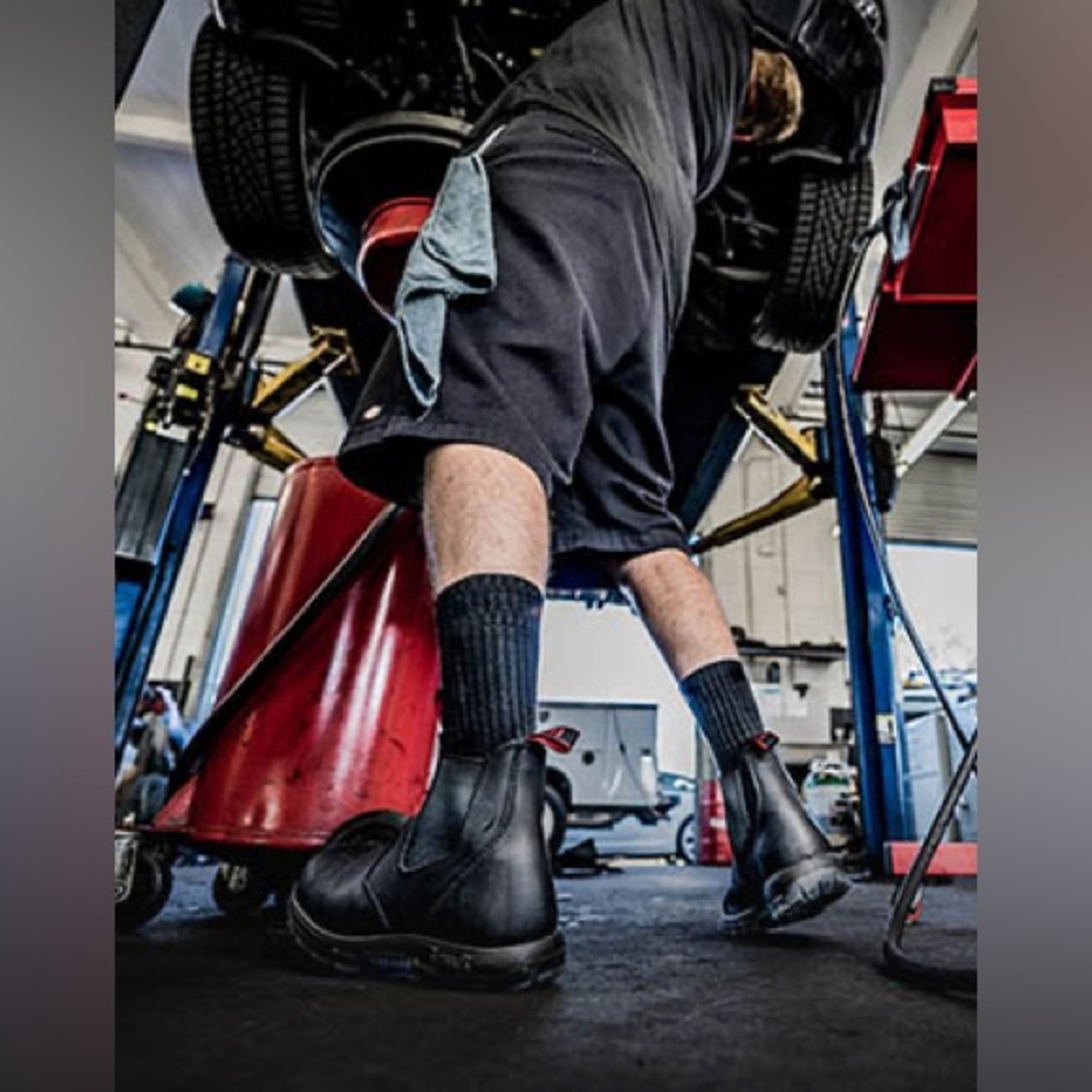 Redback Spider Boots UUBK EASY ESCAPE HD (STEEL TOE) Black Oil Kip Sz 8 Men’s